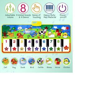 M SANMERSEN Musical Piano Mat